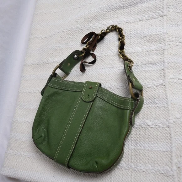 J crew Kelly green, vintage K2K handbag. Excellent condition. - Picture 5 of 11